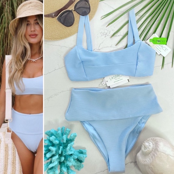 l*space Other - L*SPACE Set - D Cup Jess Bikini Top & High Waist Desi Classic Cut Bottoms - M